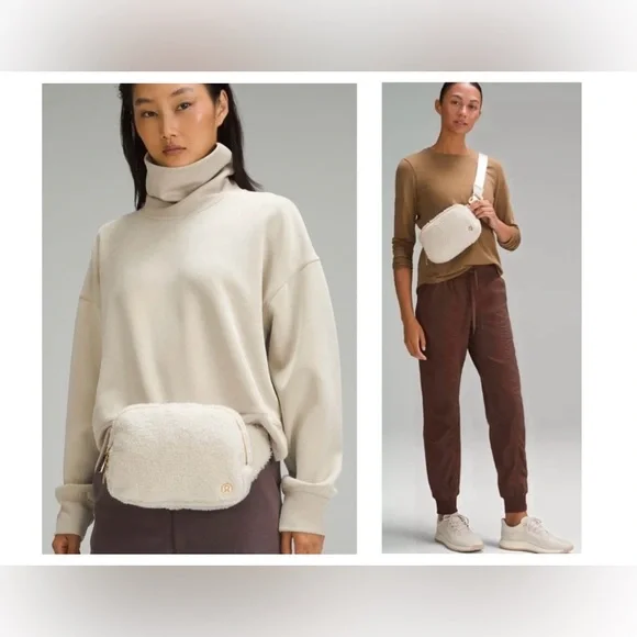 NWT Lululemon Everywhere Belt Bag Fleece Large 2L - Picture 1 of 8
